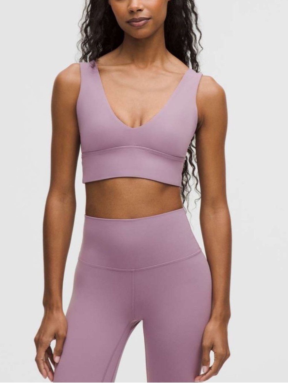 lululemon athletica Align V-Neck Bra in Lavender Lux - Light Support A/B Cup